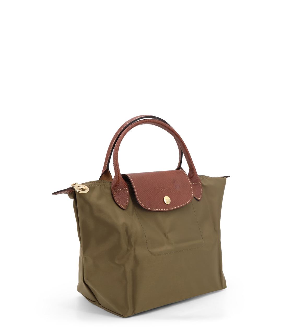 LONGCHAMP Хаки синтетическая сумка тоут, фото 3