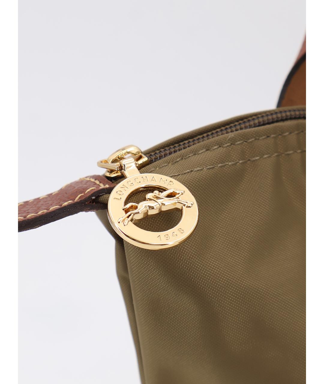 LONGCHAMP Хаки синтетическая сумка тоут, фото 5