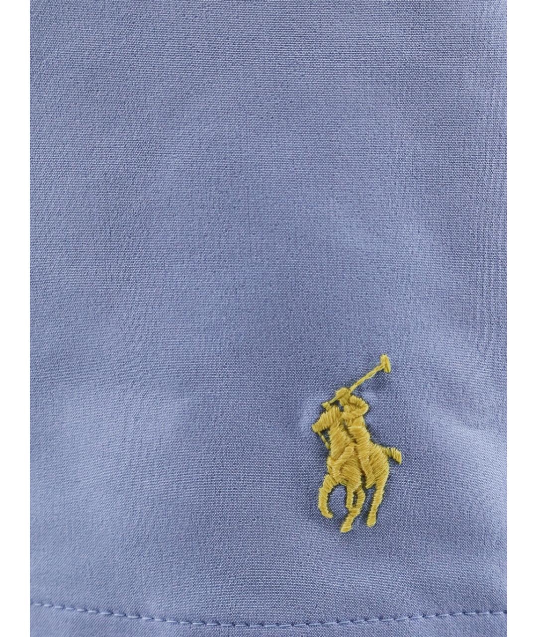 POLO RALPH LAUREN Голубые нейлоновые плавки, фото 3