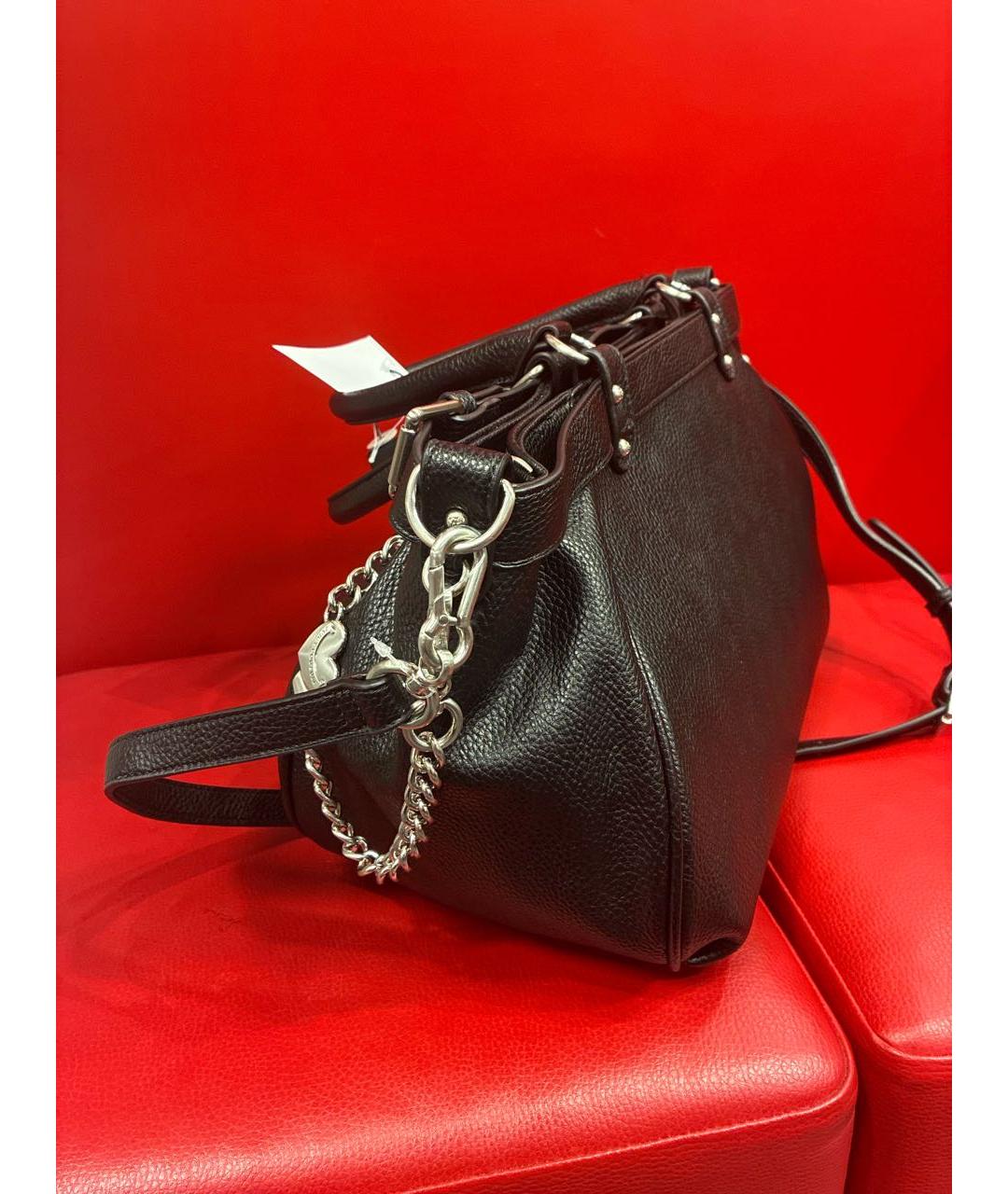 JUICY COUTURE Черная сумка с короткими ручками, фото 3