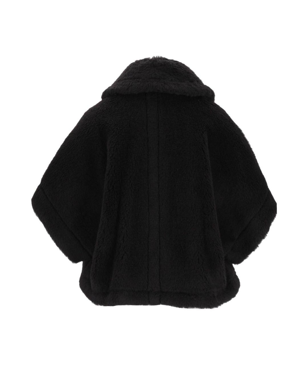 MAX MARA Черное шерстяное пальто, фото 2
