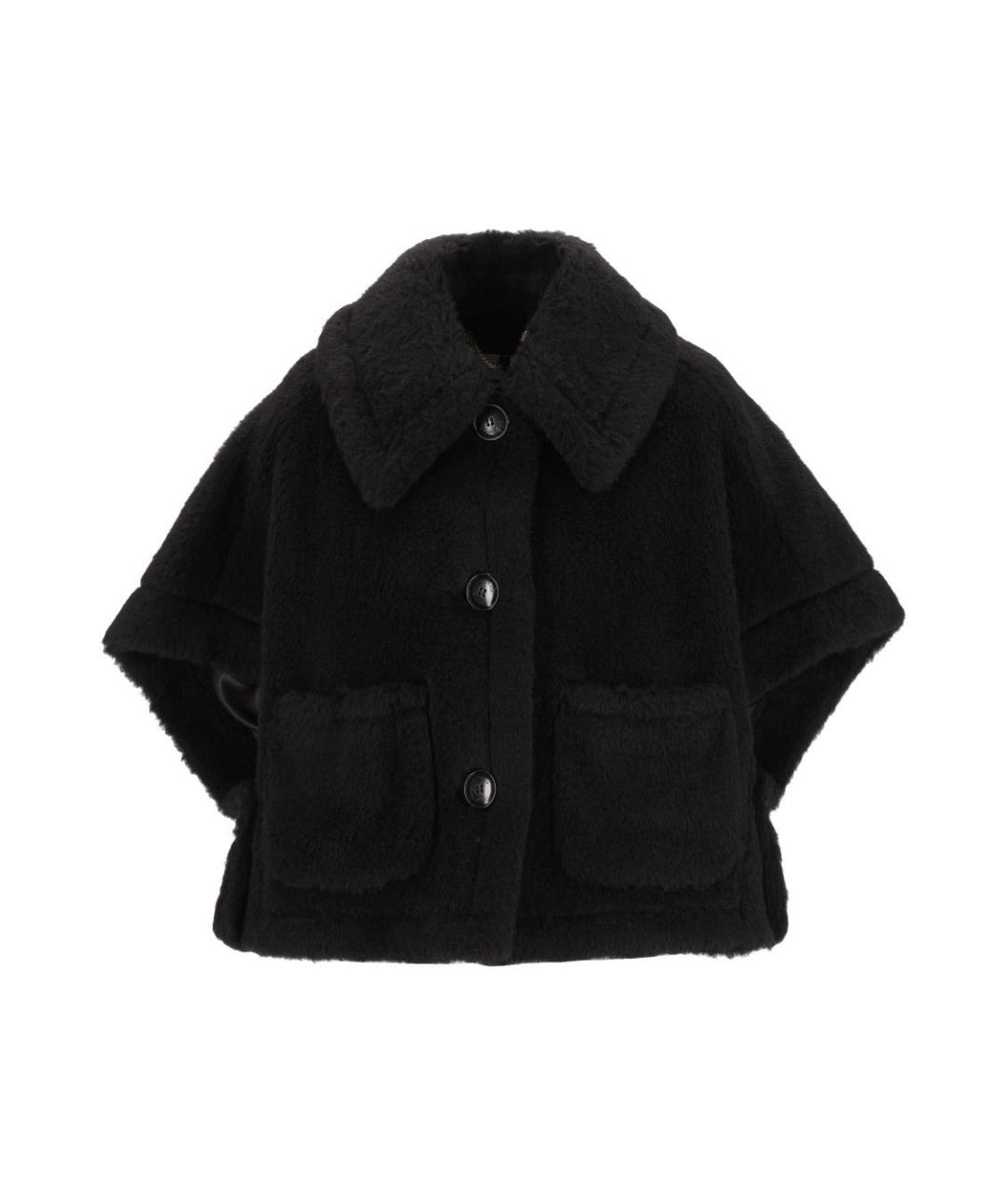 MAX MARA Черное шерстяное пальто, фото 1