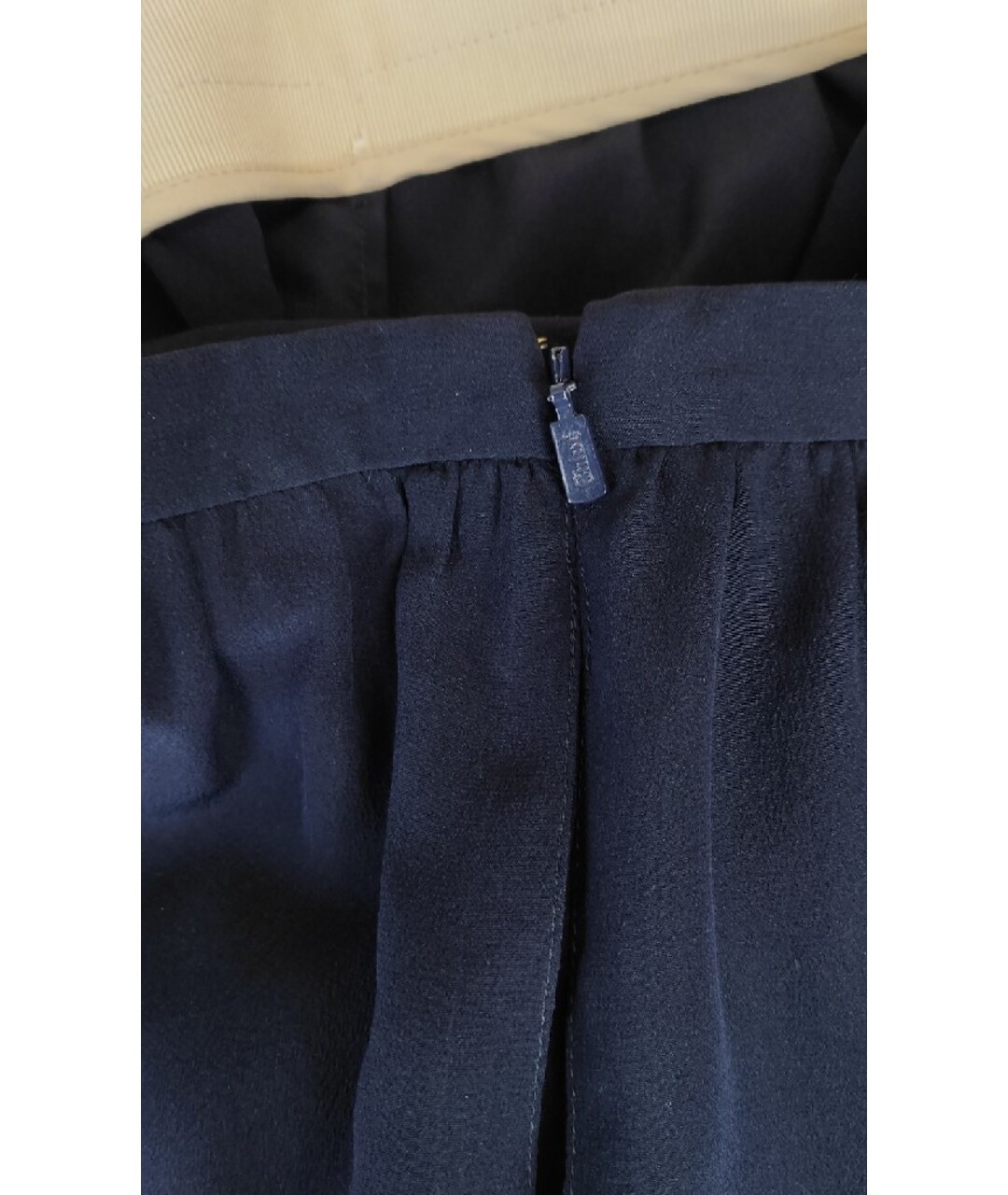 CHLOE Синие шелковые шорты, фото 4