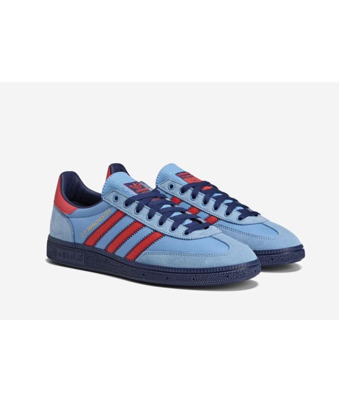 ADIDAS Голубые замшевые низкие кроссовки / кеды, фото 8