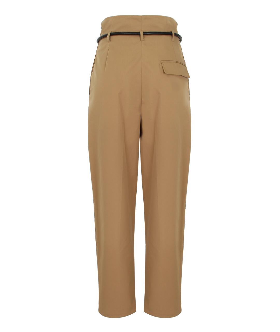 3.1 PHILLIP LIM Горчичные хлопковые брюки широкие, фото 3