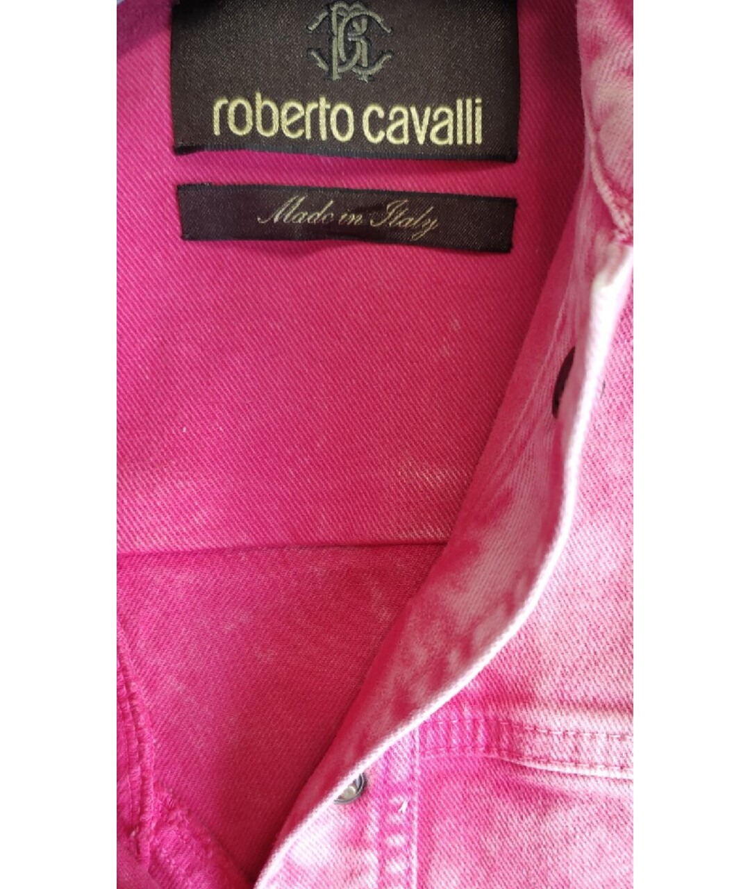 ROBERTO CAVALLI Розовое хлопковое платье, фото 3