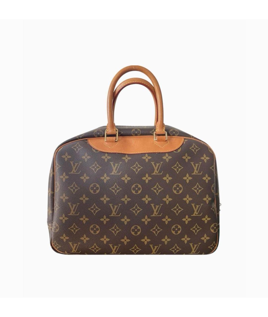 LOUIS VUITTON Коричневая канва сумка с короткими ручками, фото 2
