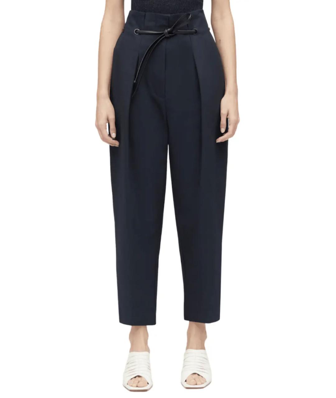3.1 PHILLIP LIM Черные хлопковые брюки широкие, фото 1