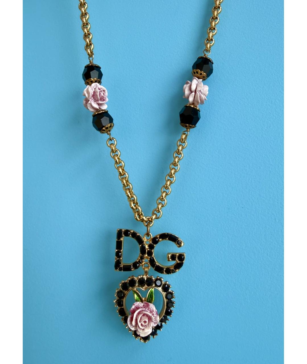 DOLCE&GABBANA Розовое керамическое колье, фото 2