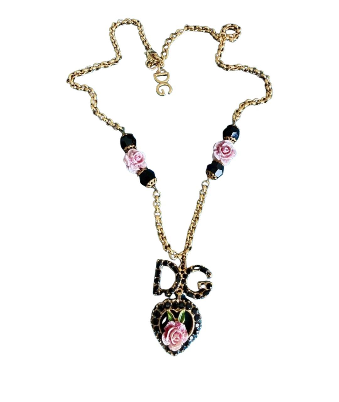 DOLCE&GABBANA Розовое керамическое колье, фото 1