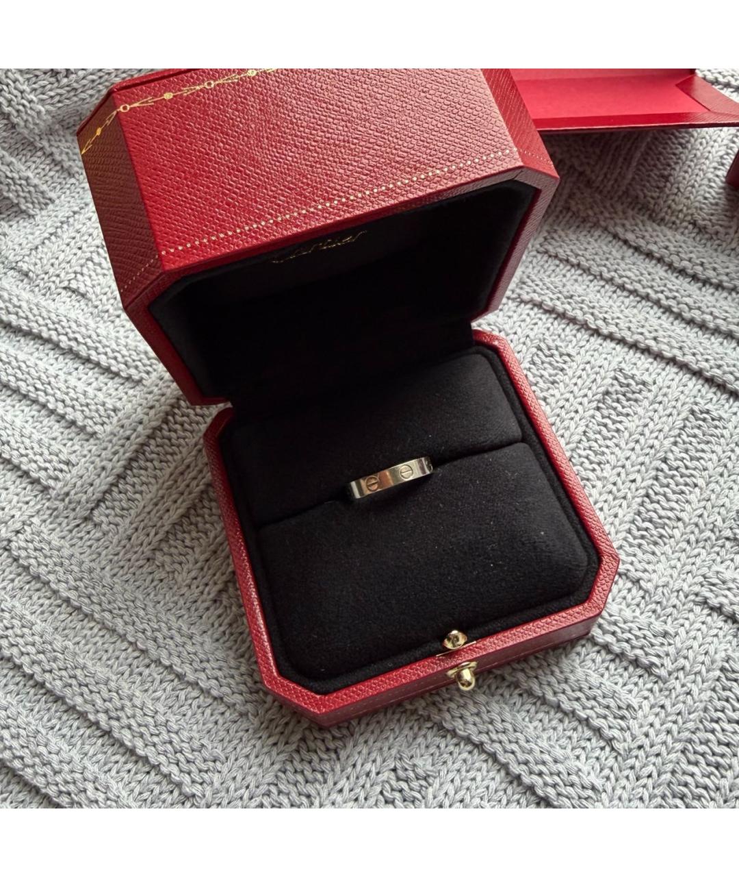 CARTIER Серое кольцо из белого золота, фото 4