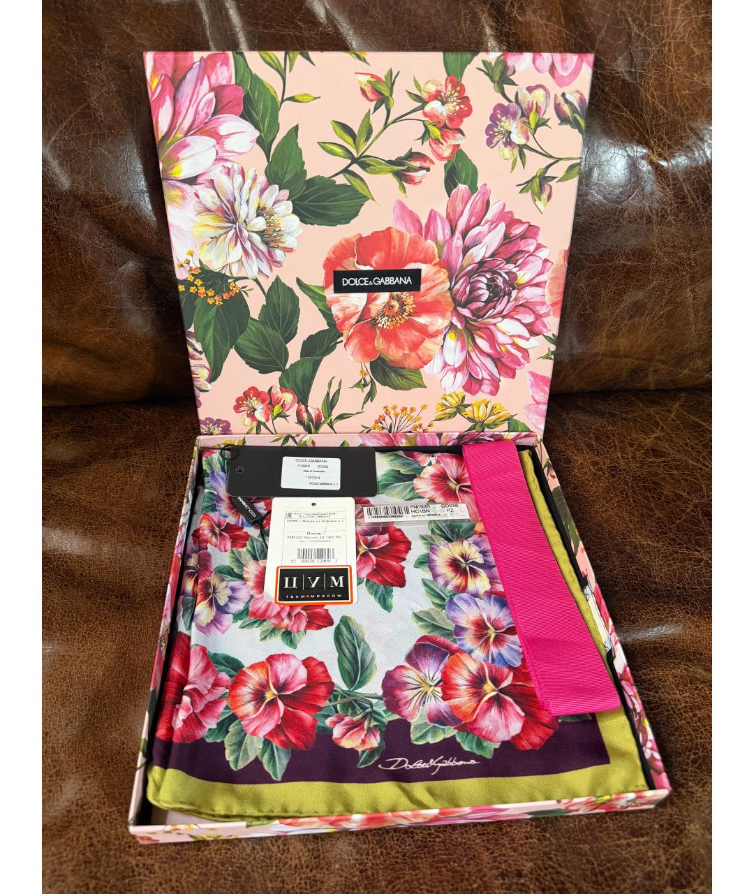 DOLCE&GABBANA Фуксия повязка на голову, фото 3