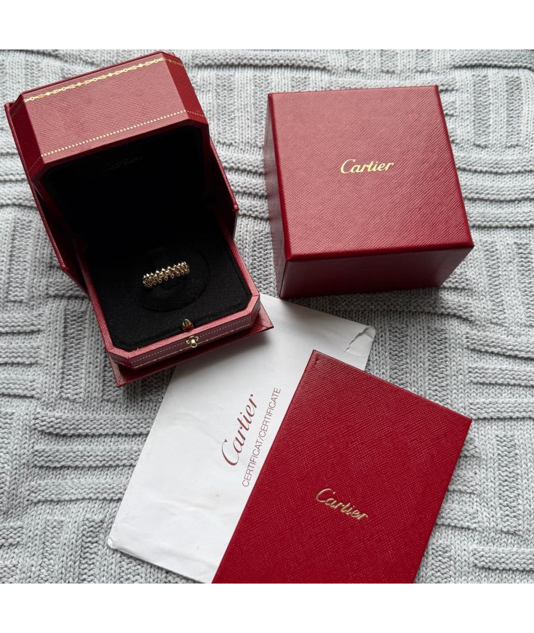 CARTIER Золотое кольцо из розового золота, фото 2