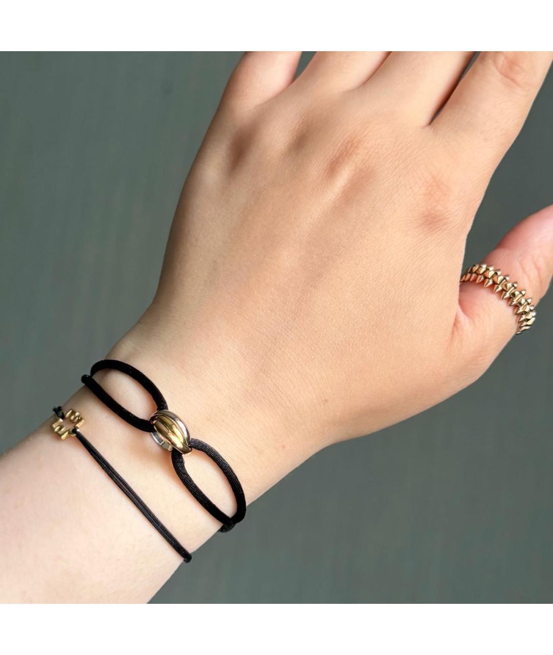CARTIER Черный браслет из белого золота, фото 8