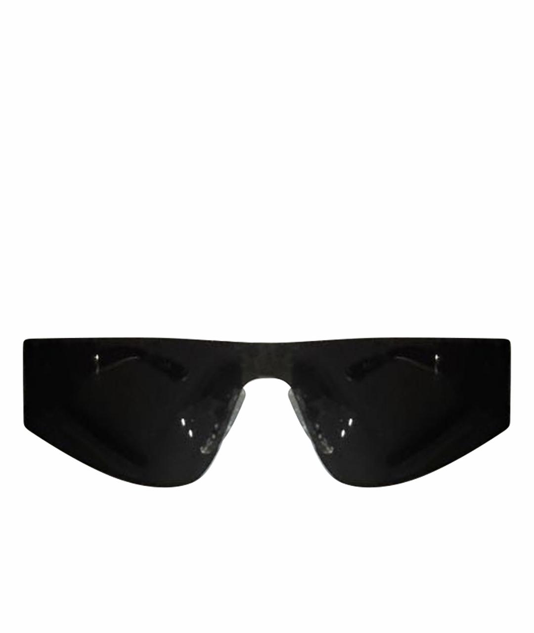 BALENCIAGA Черные пластиковые солнцезащитные очки, фото 1