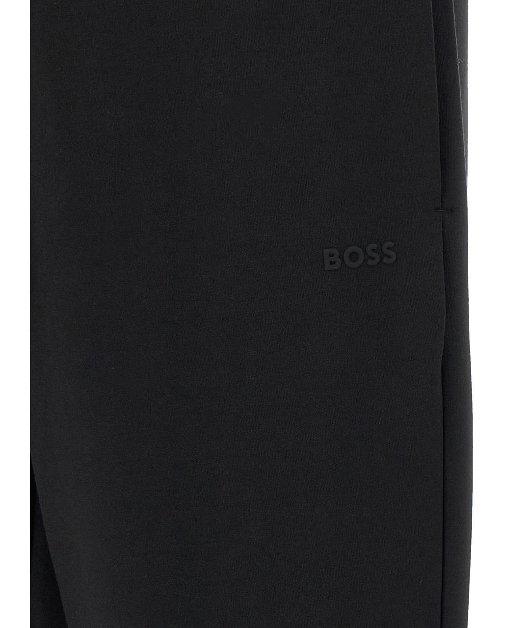 HUGO BOSS Черные хлопковые повседневные брюки, фото 5