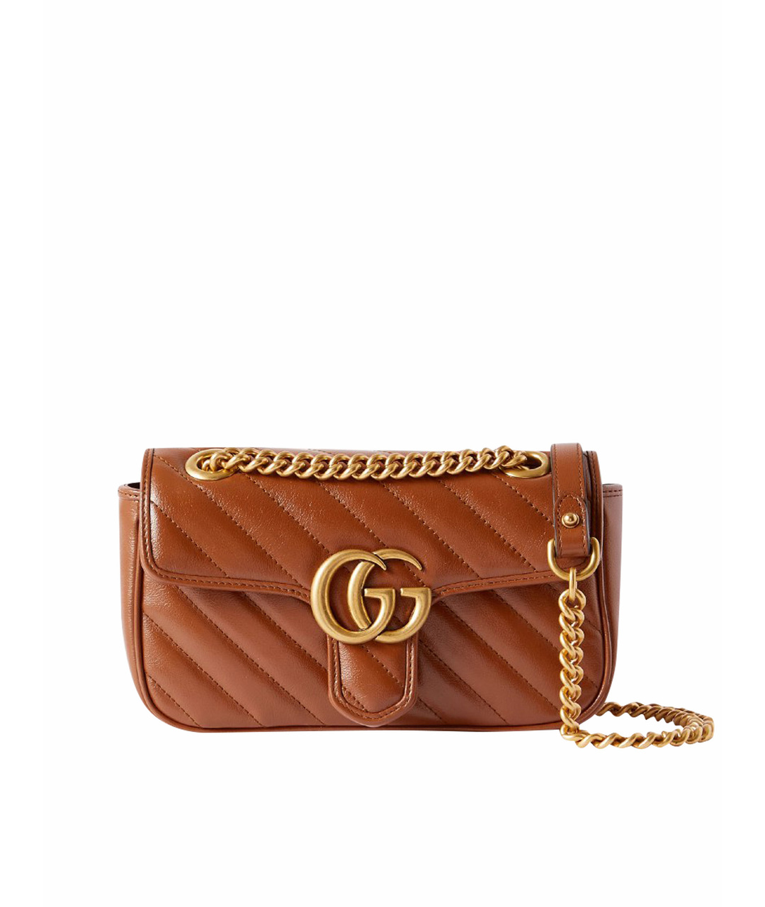 GUCCI Горчичная кожаная сумка через плечо, фото 1