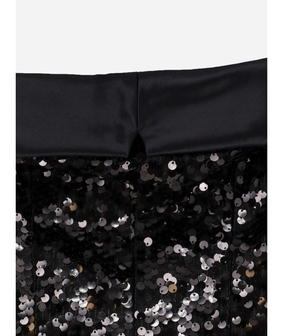 ALBERTA FERRETTI Черное полиэстеровое вечернее платье, фото 3