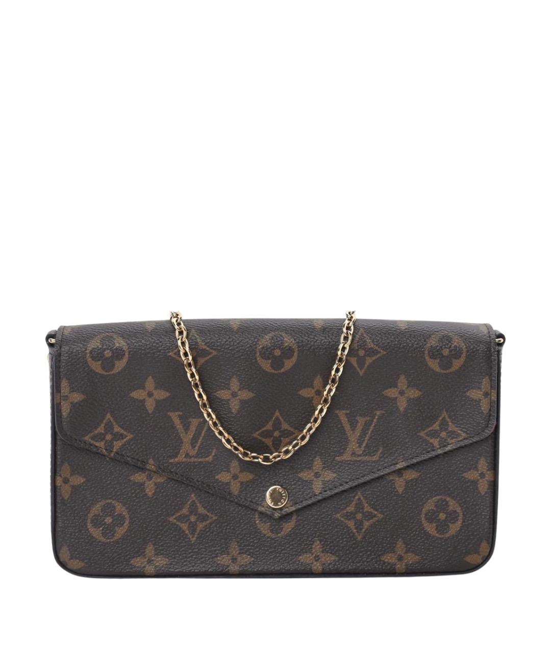 LOUIS VUITTON Коричневая канва сумка через плечо, фото 1
