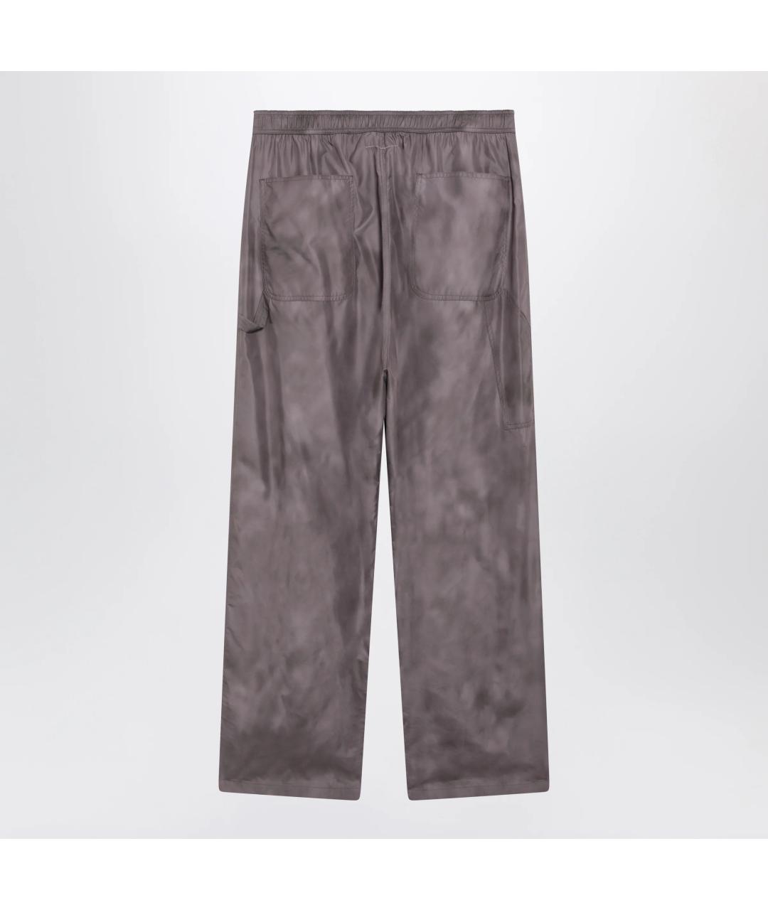 MM6 MAISON MARGIELA Мульти полиэстеровые повседневные брюки, фото 2