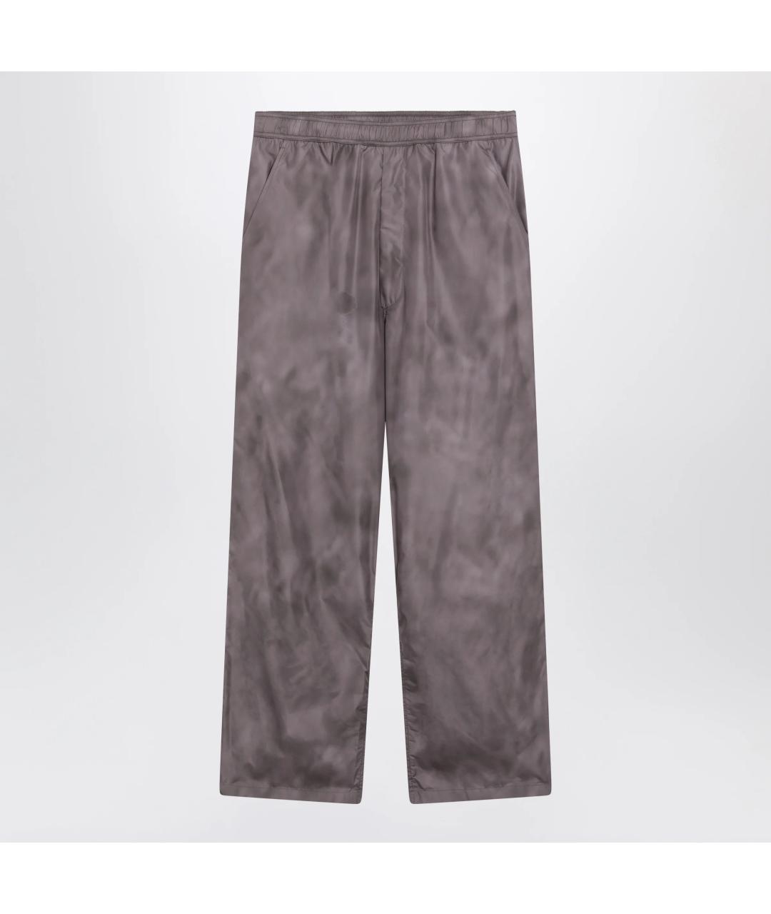 MM6 MAISON MARGIELA Мульти полиэстеровые повседневные брюки, фото 3