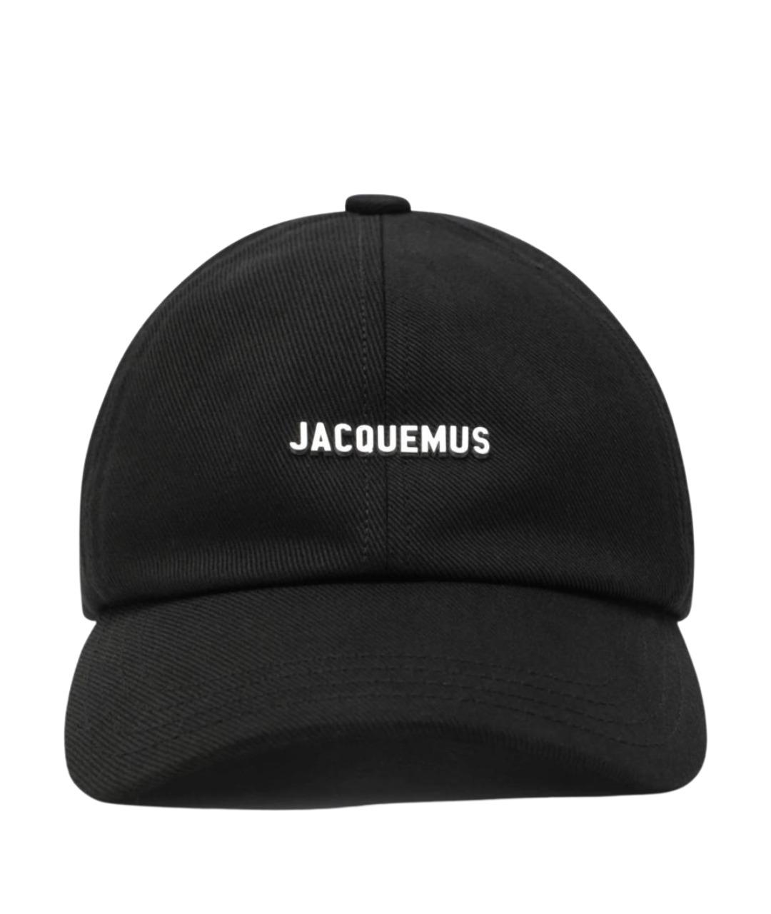 JACQUEMUS Черная хлопковая кепка/бейсболка, фото 1
