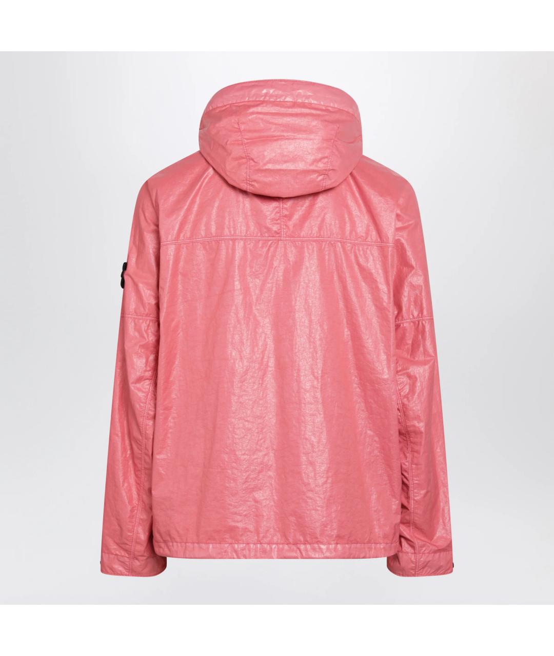 STONE ISLAND Розовая полиамидовая куртка, фото 2