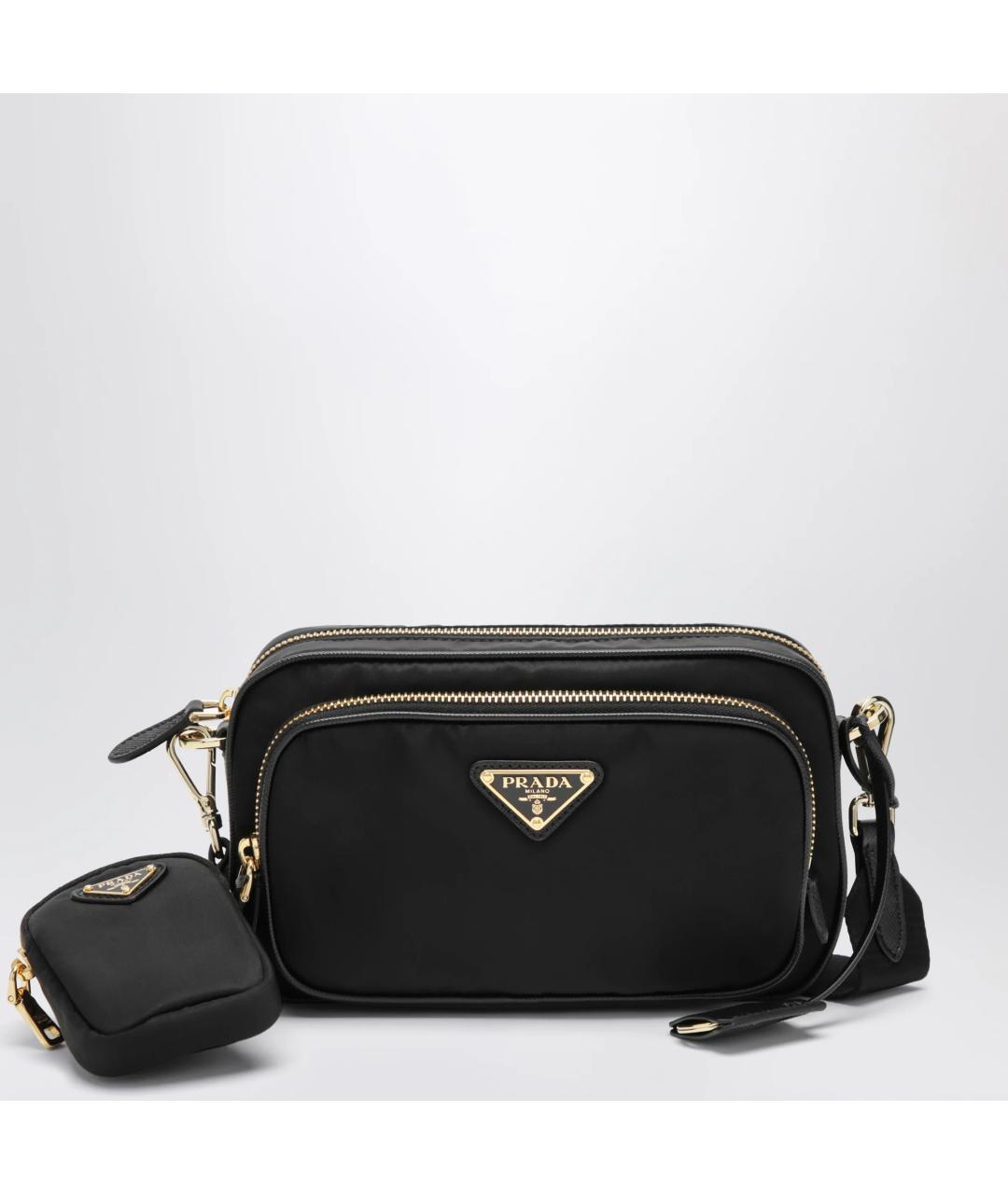 PRADA Черная нейлоновая сумка через плечо, фото 3