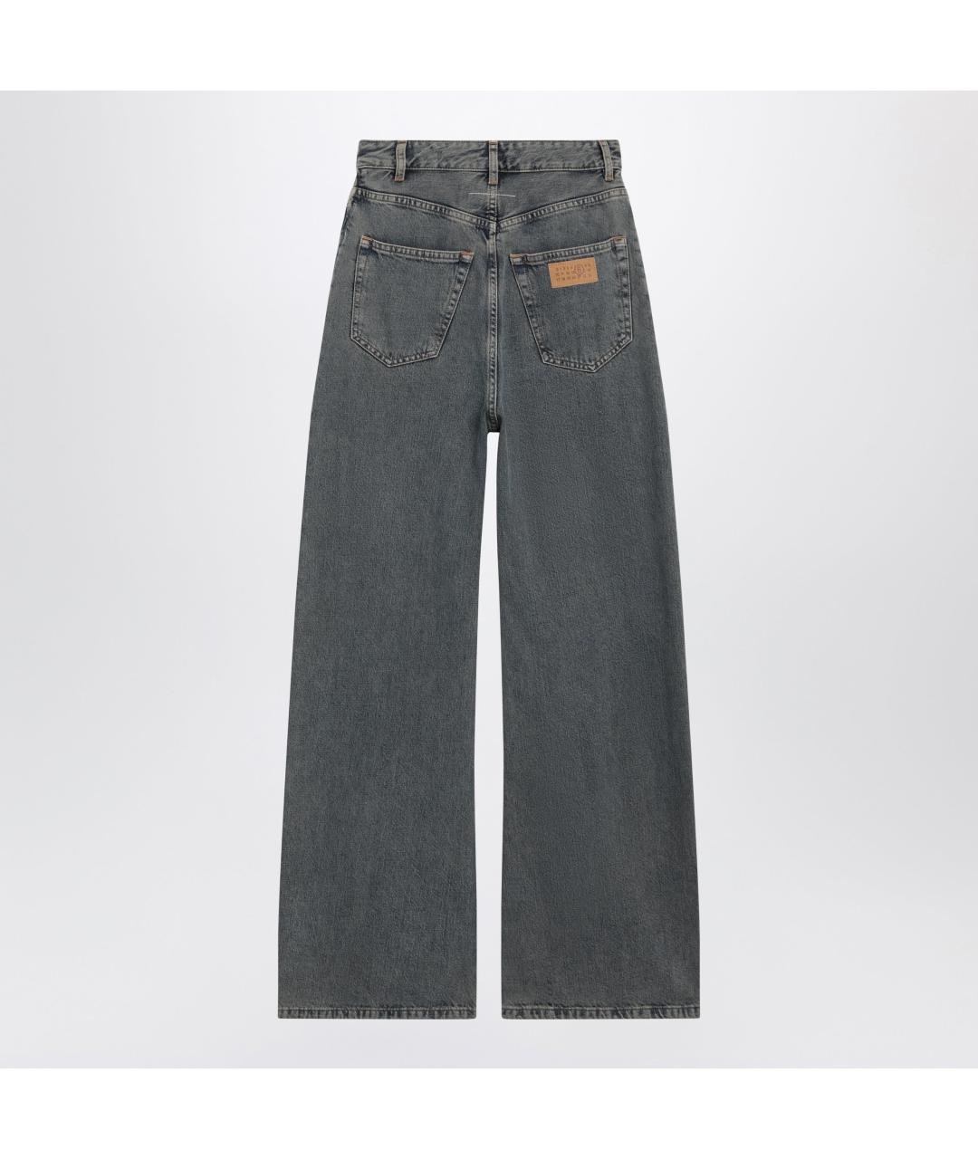 MM6 MAISON MARGIELA Мульти хлопковые прямые джинсы, фото 2