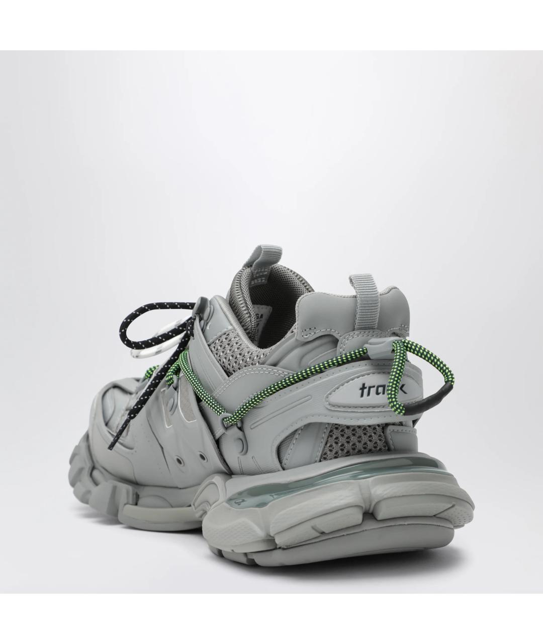 BALENCIAGA Серые синтетические туфли, фото 2