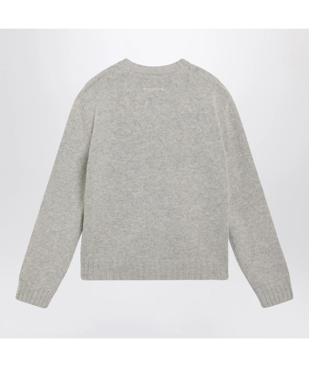 MM6 MAISON MARGIELA Серый шерстяной джемпер / свитер, фото 2