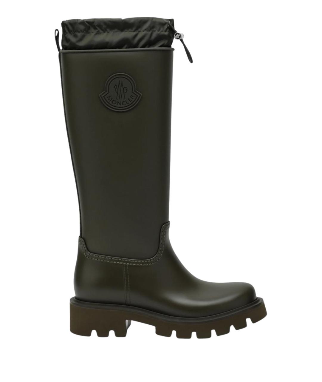 MONCLER Зеленые сапоги, фото 1