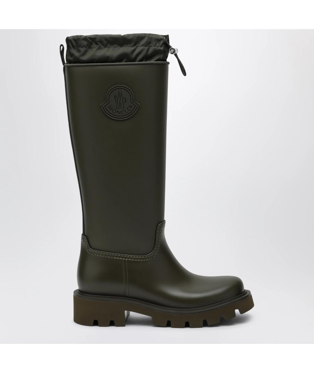 MONCLER Зеленые сапоги, фото 3