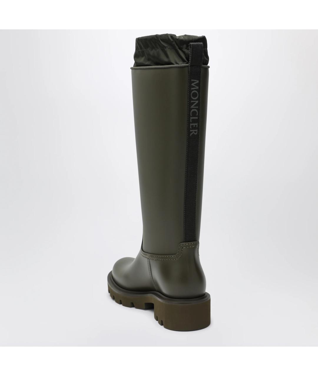 MONCLER Зеленые сапоги, фото 2