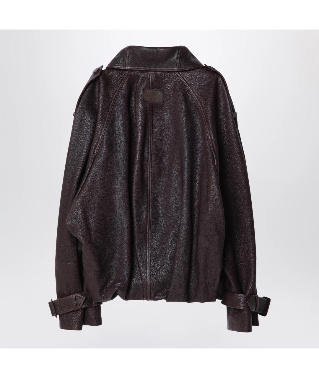 ACNE STUDIOS Коричневая кожаная куртка, фото 2