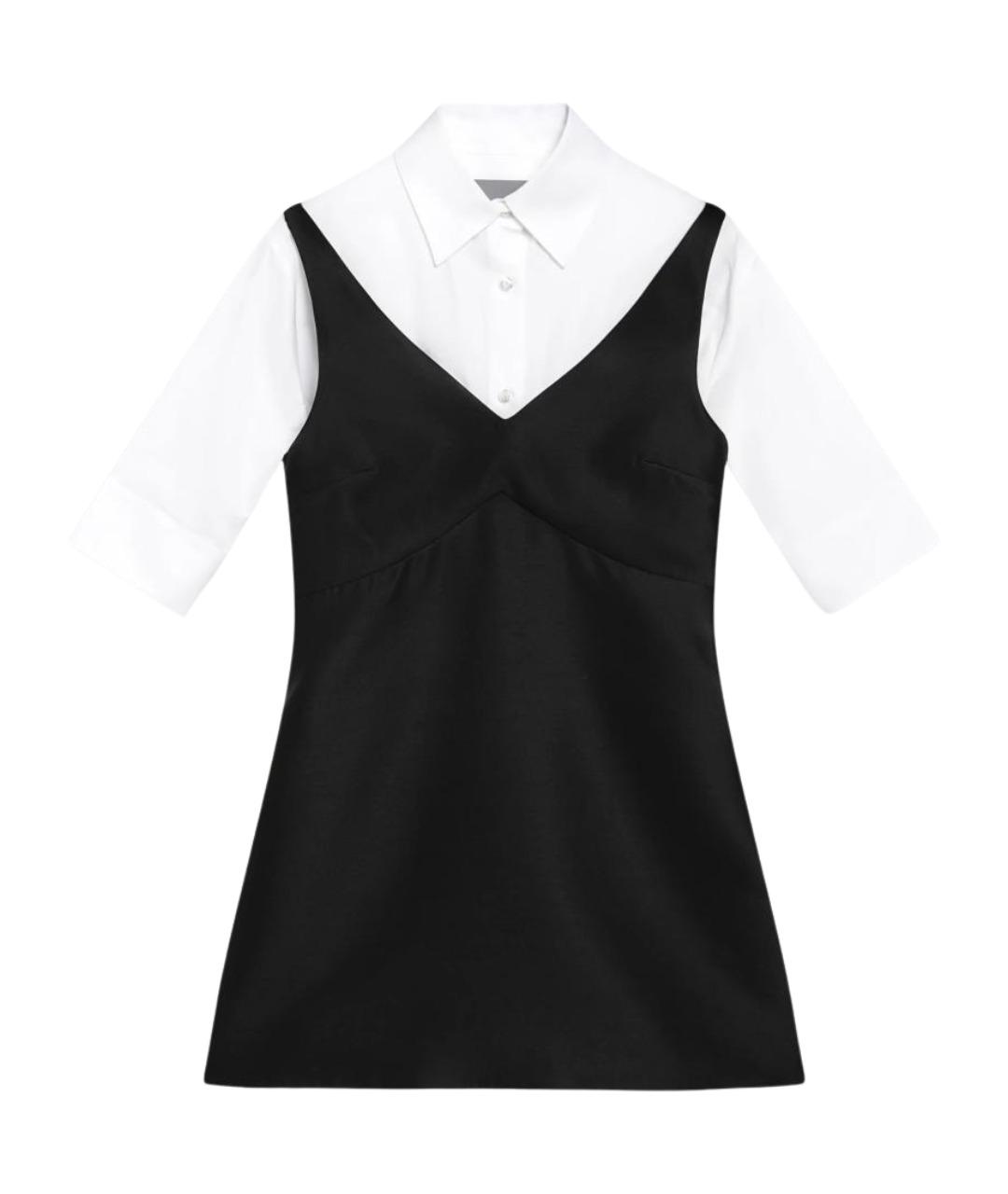 BALENCIAGA Черное шерстяное платье, фото 1