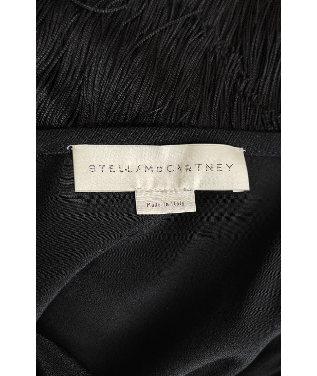 STELLA MCCARTNEY Черная ацетатная юбка мини, фото 4