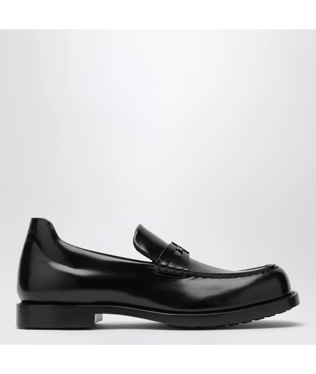 BALENCIAGA Черные кожаные лоферы, фото 3