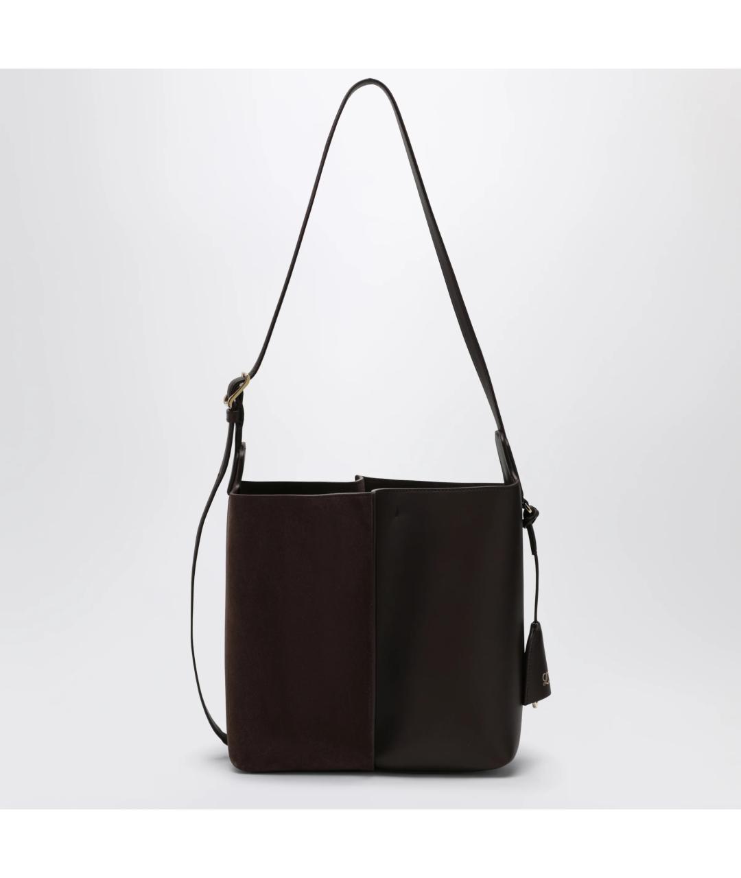 LOEWE Коричневая кожаная сумка тоут, фото 2