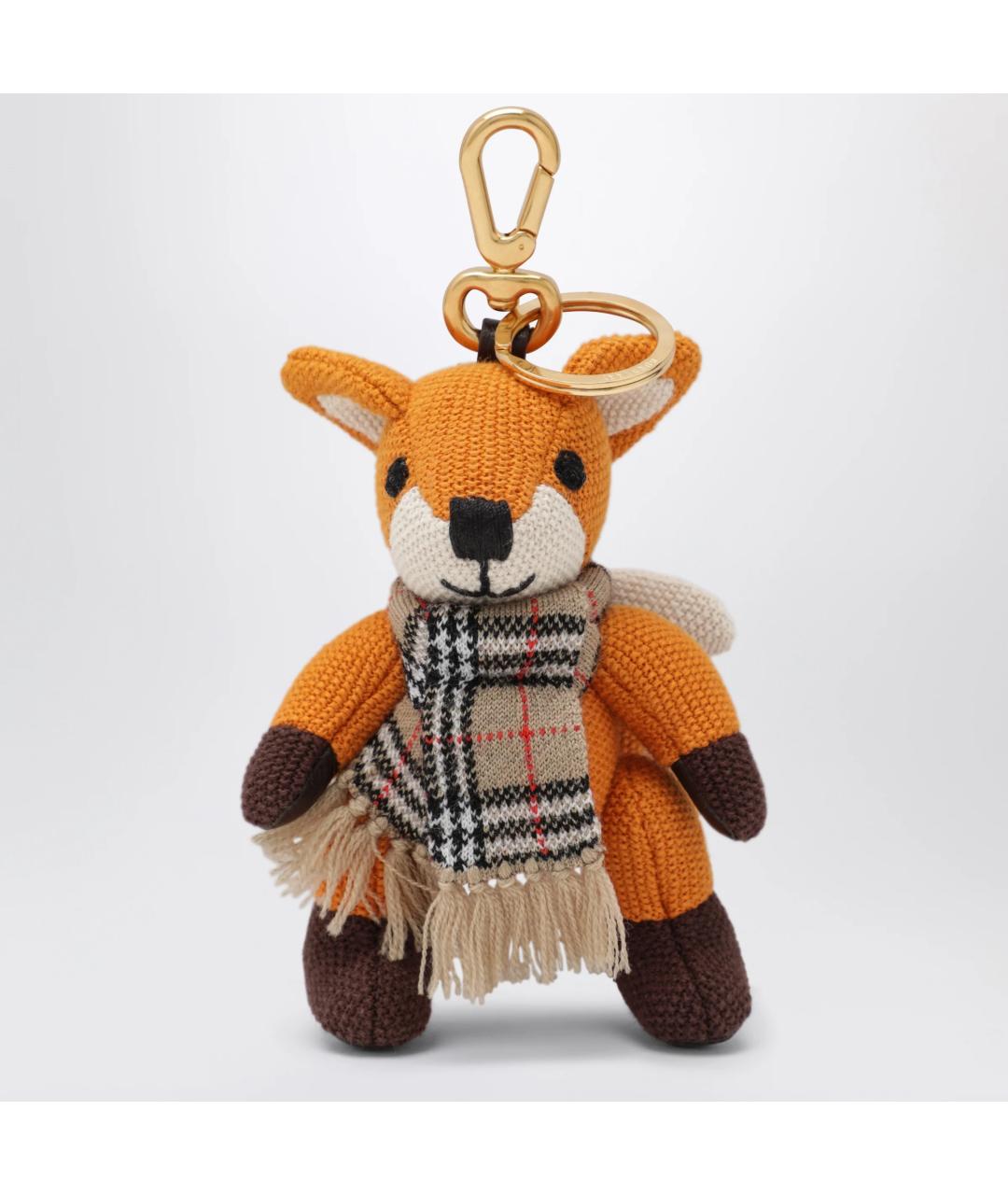 BURBERRY Оранжевый брелок, фото 3