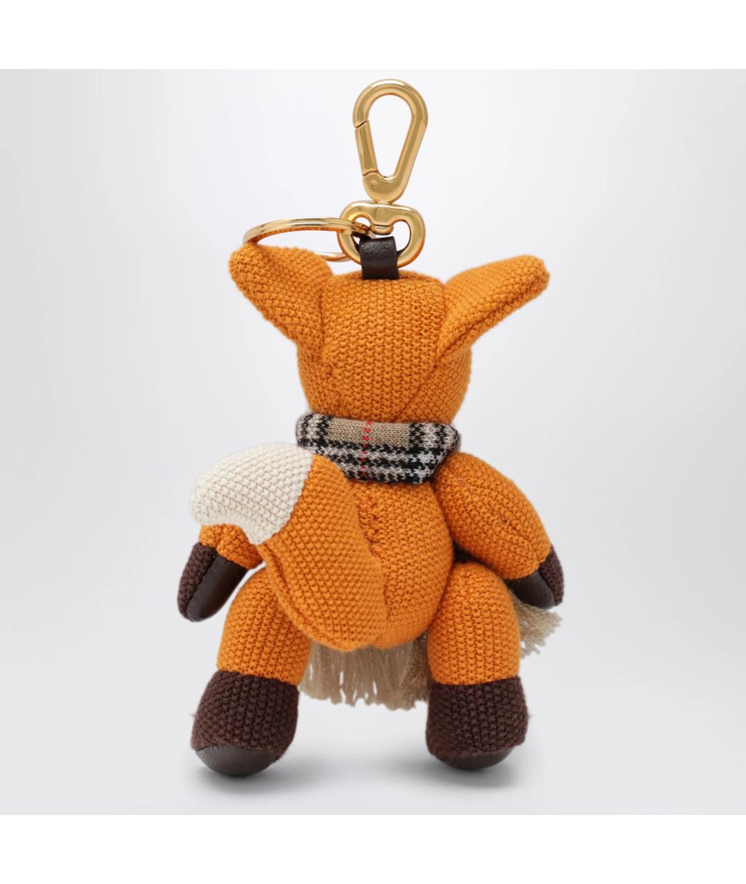 BURBERRY Оранжевый брелок, фото 2