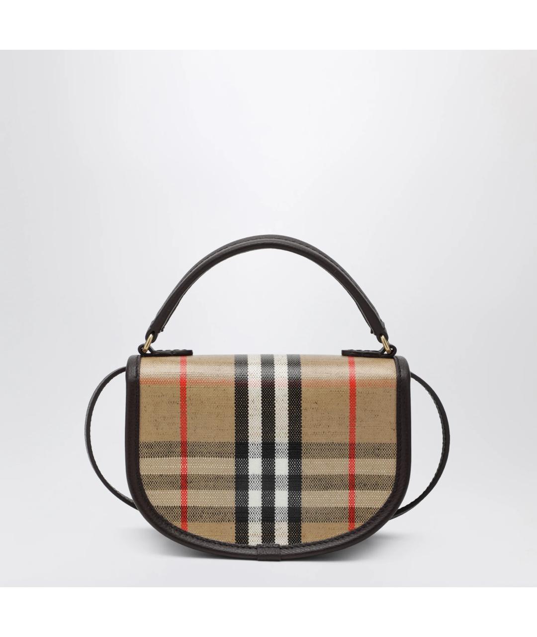 BURBERRY Бежевая канва сумка через плечо, фото 2