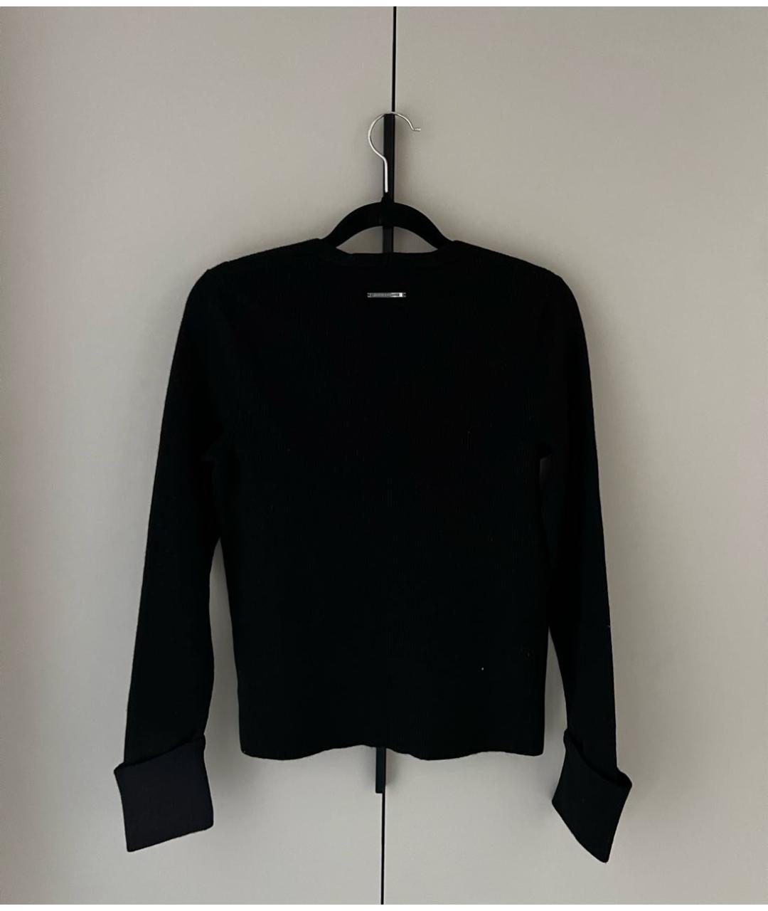 ARMANI EXCHANGE Черный шерстяной джемпер / свитер, фото 5