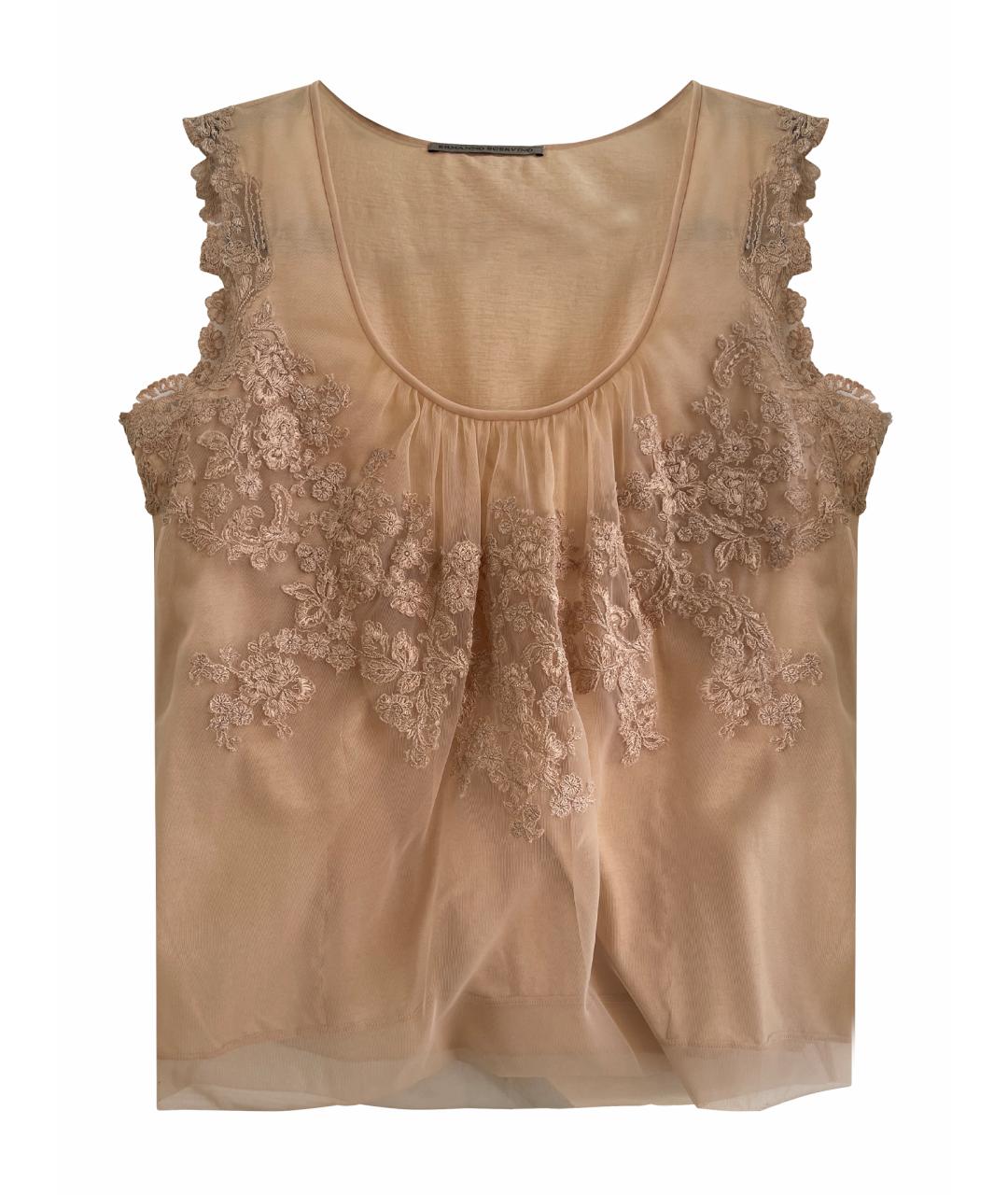 ERMANNO SCERVINO Бежевая блузы, фото 1