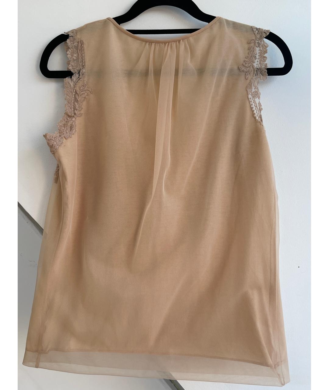 ERMANNO SCERVINO Бежевая блузы, фото 4