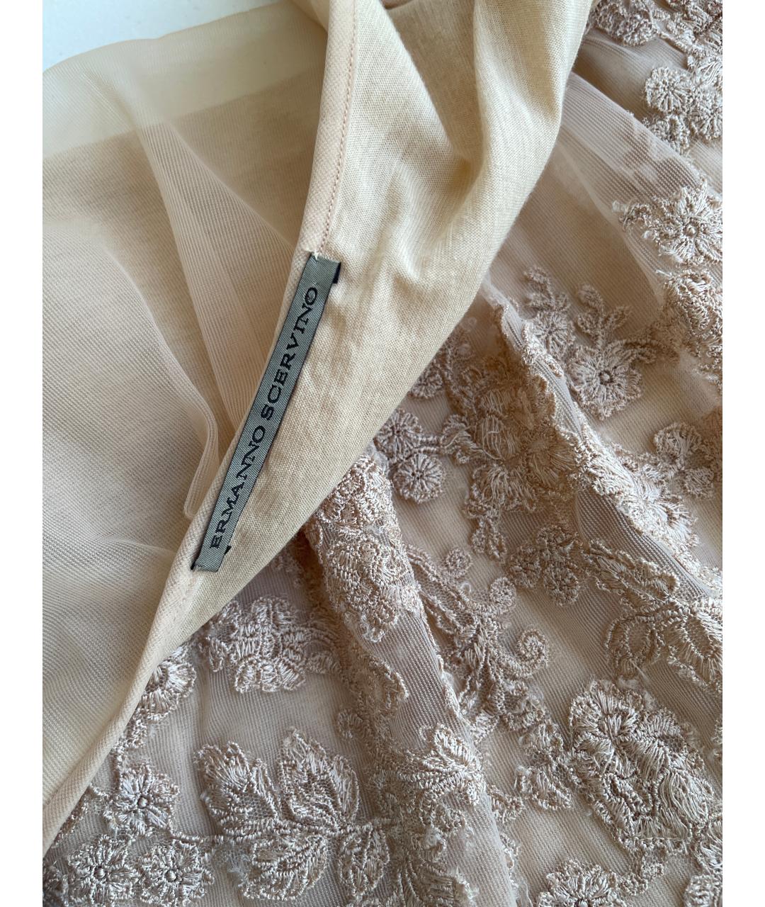 ERMANNO SCERVINO Бежевая блузы, фото 6