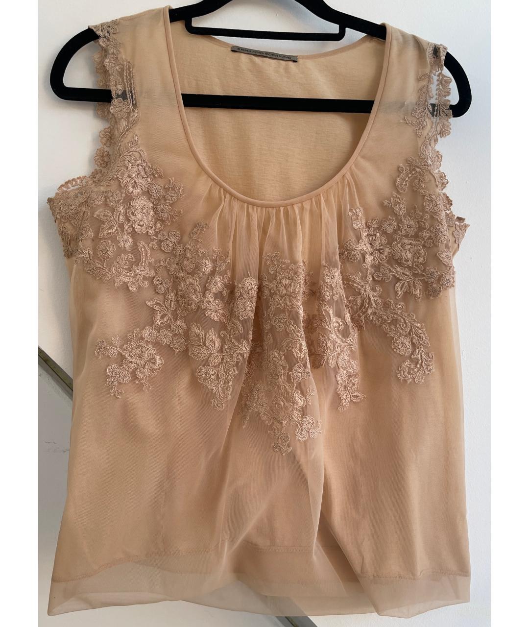ERMANNO SCERVINO Бежевая блузы, фото 10