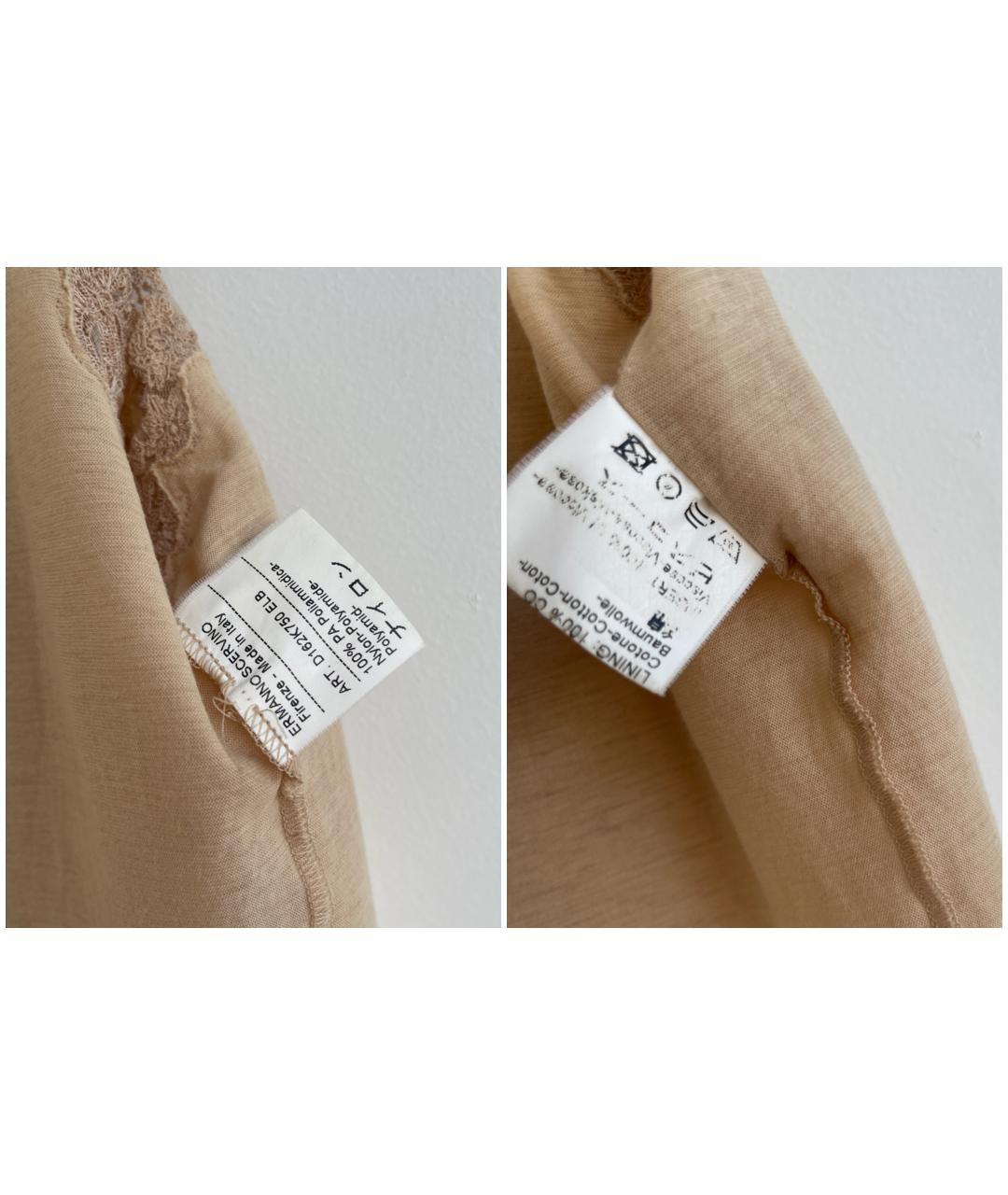 ERMANNO SCERVINO Бежевая блузы, фото 7