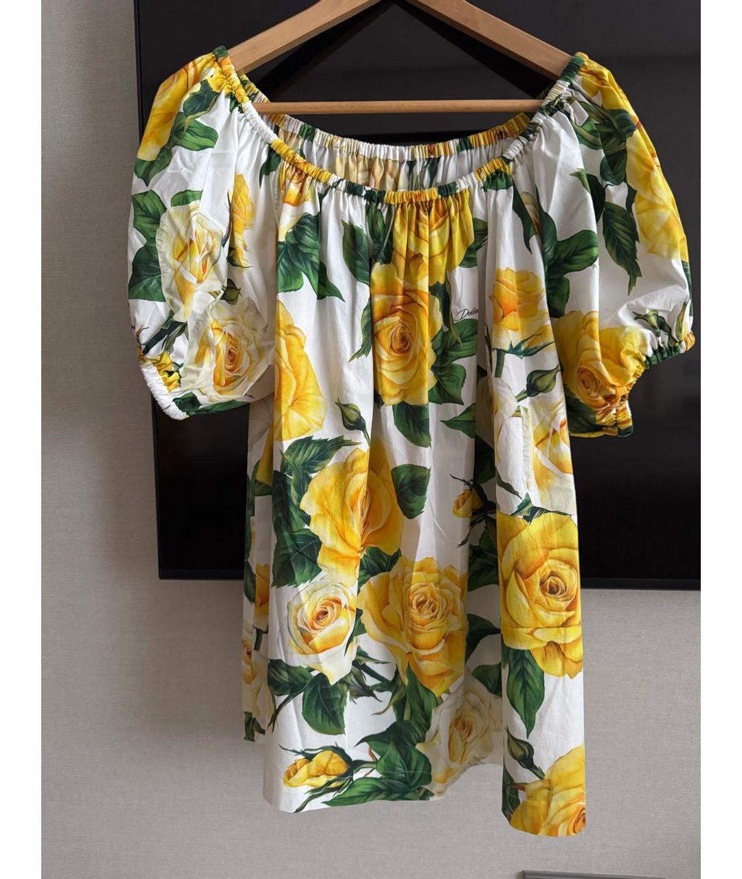 DOLCE&GABBANA Мульти хлопковый костюм с юбками, фото 9