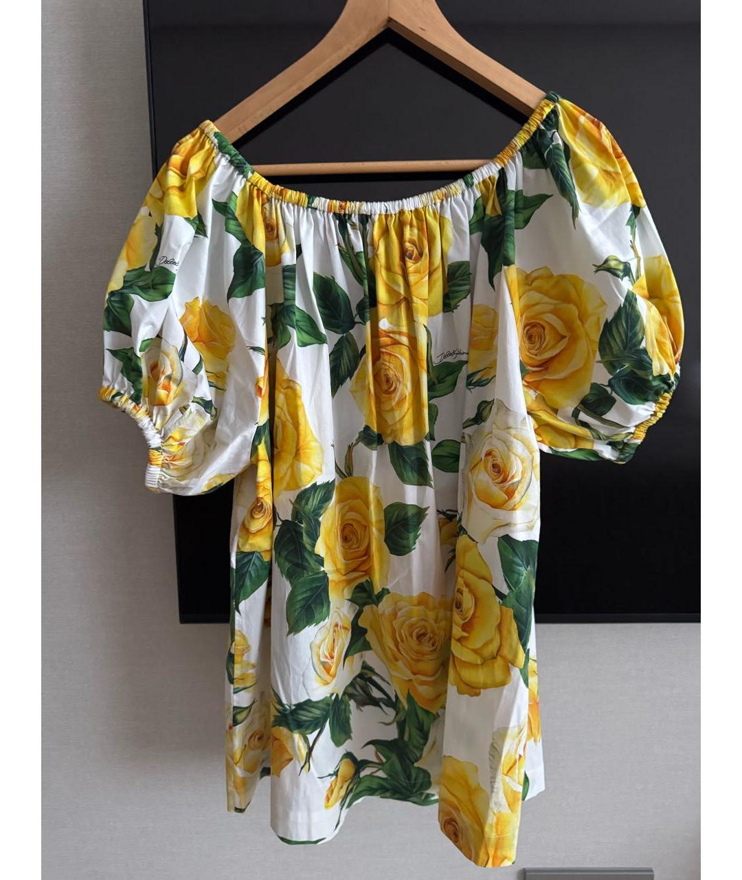 DOLCE&GABBANA Мульти хлопковый костюм с юбками, фото 3